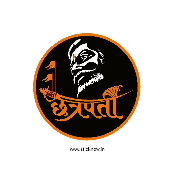Chatrapati shivaji maharaj sticker 05