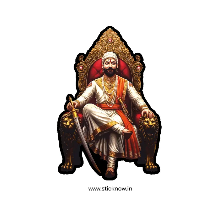 Chatrapati shivaji maharaj sticker 50