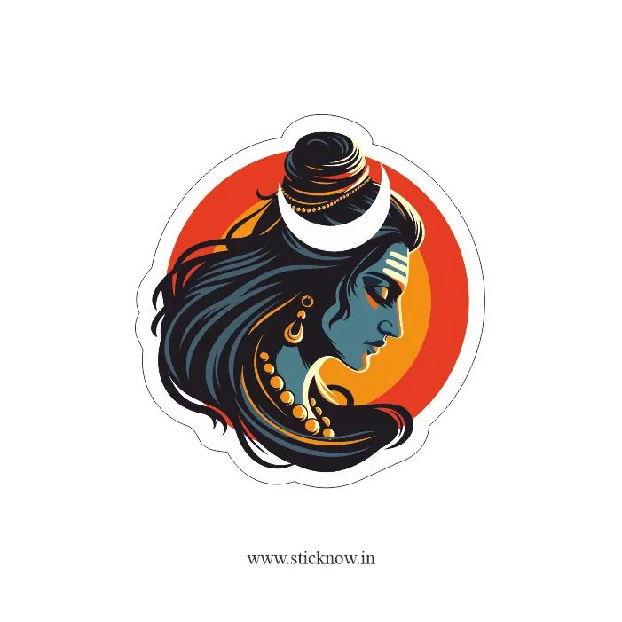 Lord Shiva Sticker 07