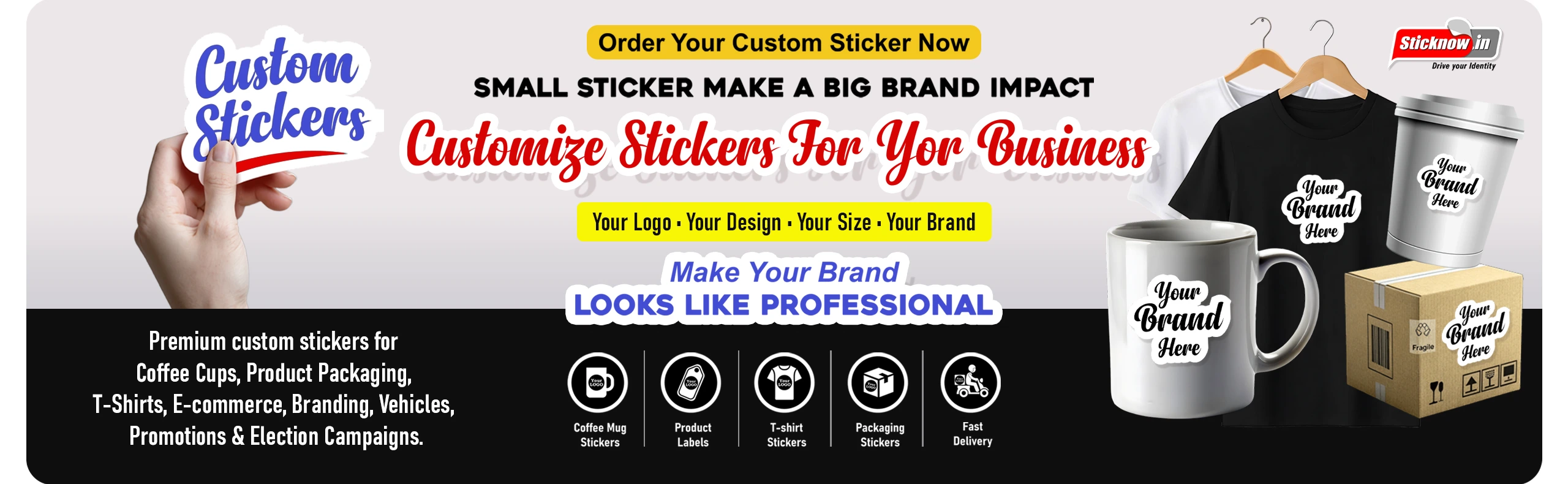 Custom Stickers Banner