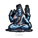 Lord Shiva Sticker 16