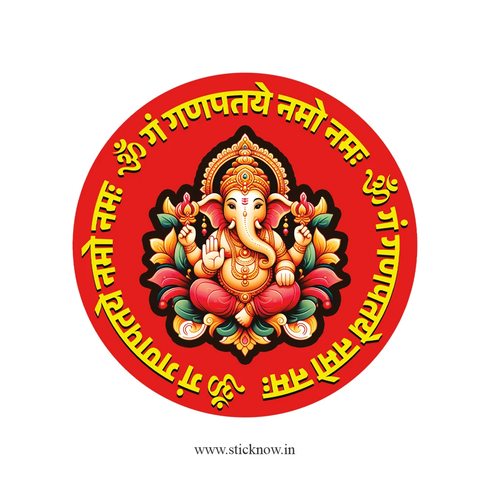 Lord Ganesha Sticker 03