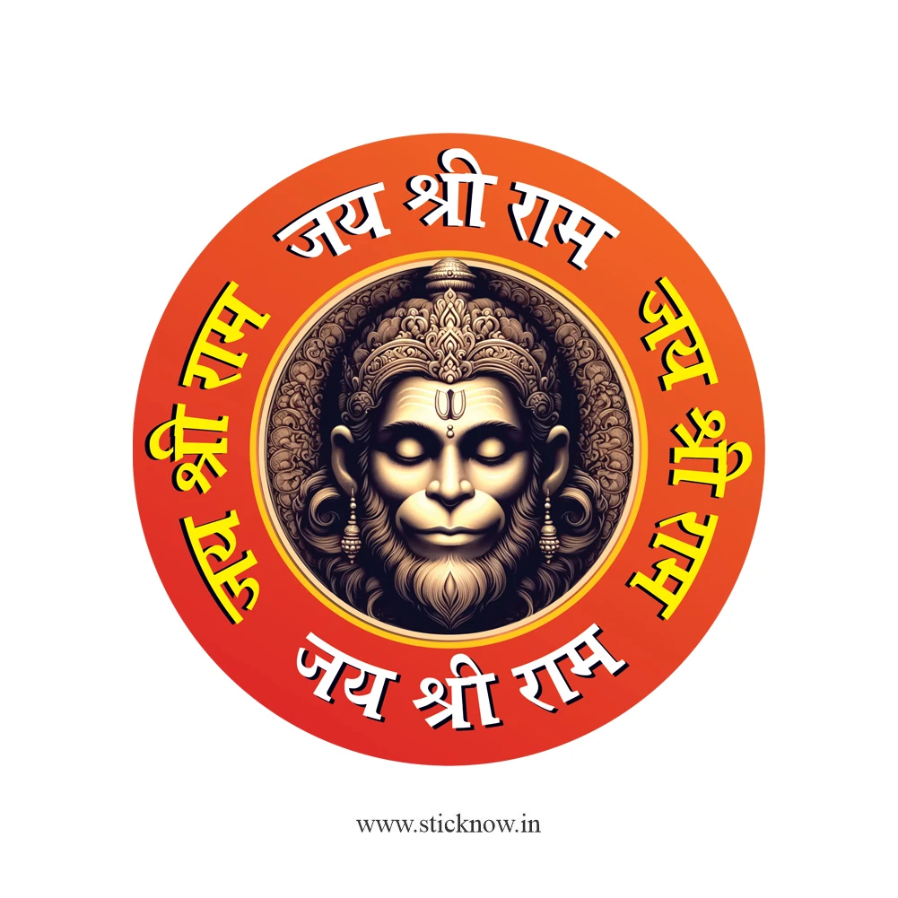 Lord Hanuman Sticker 01