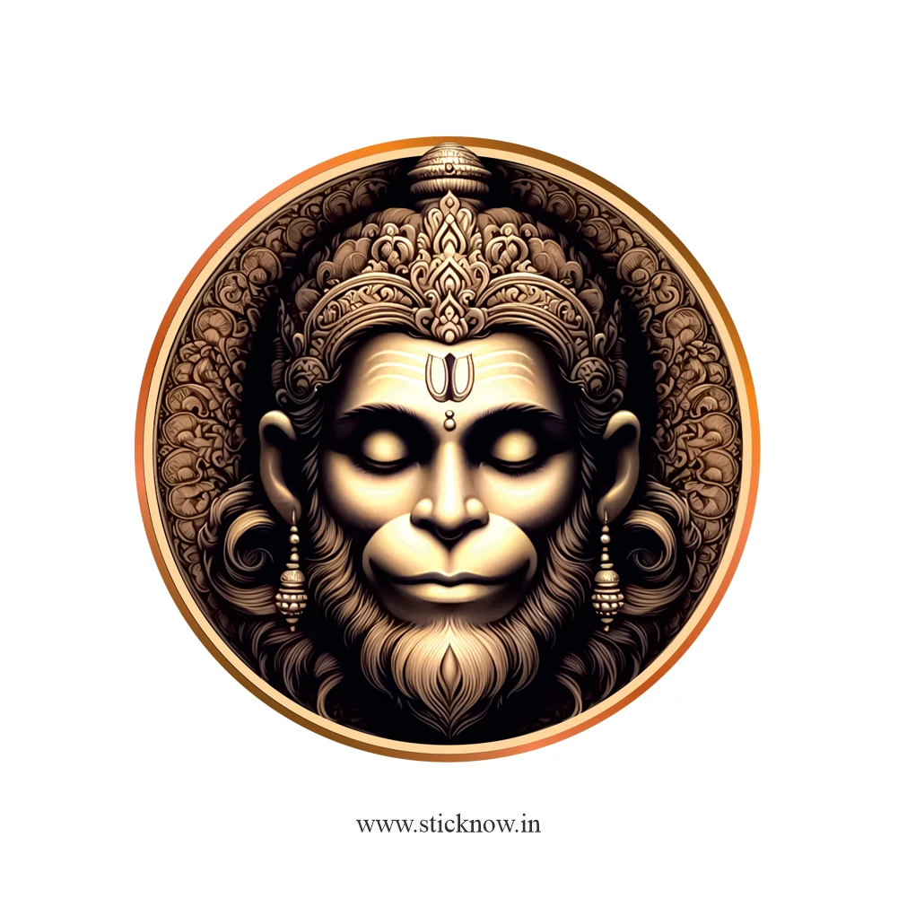 Lord Hanuman Sticker 02