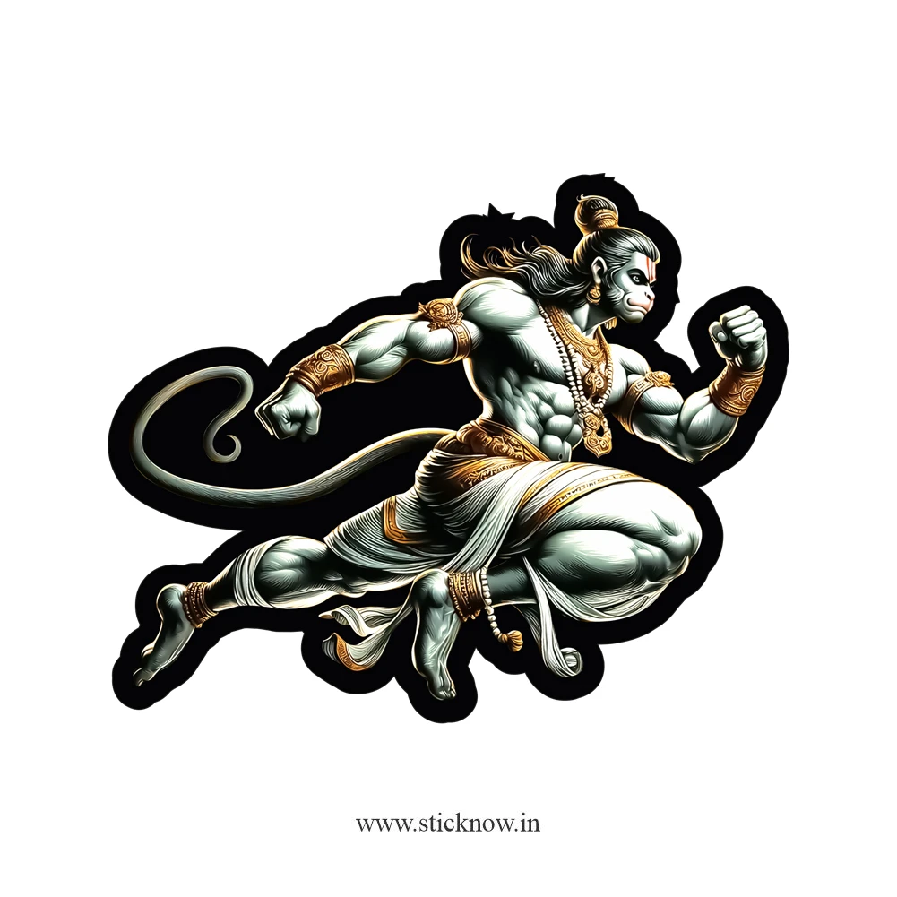 Lord Hanuman Sticker 09