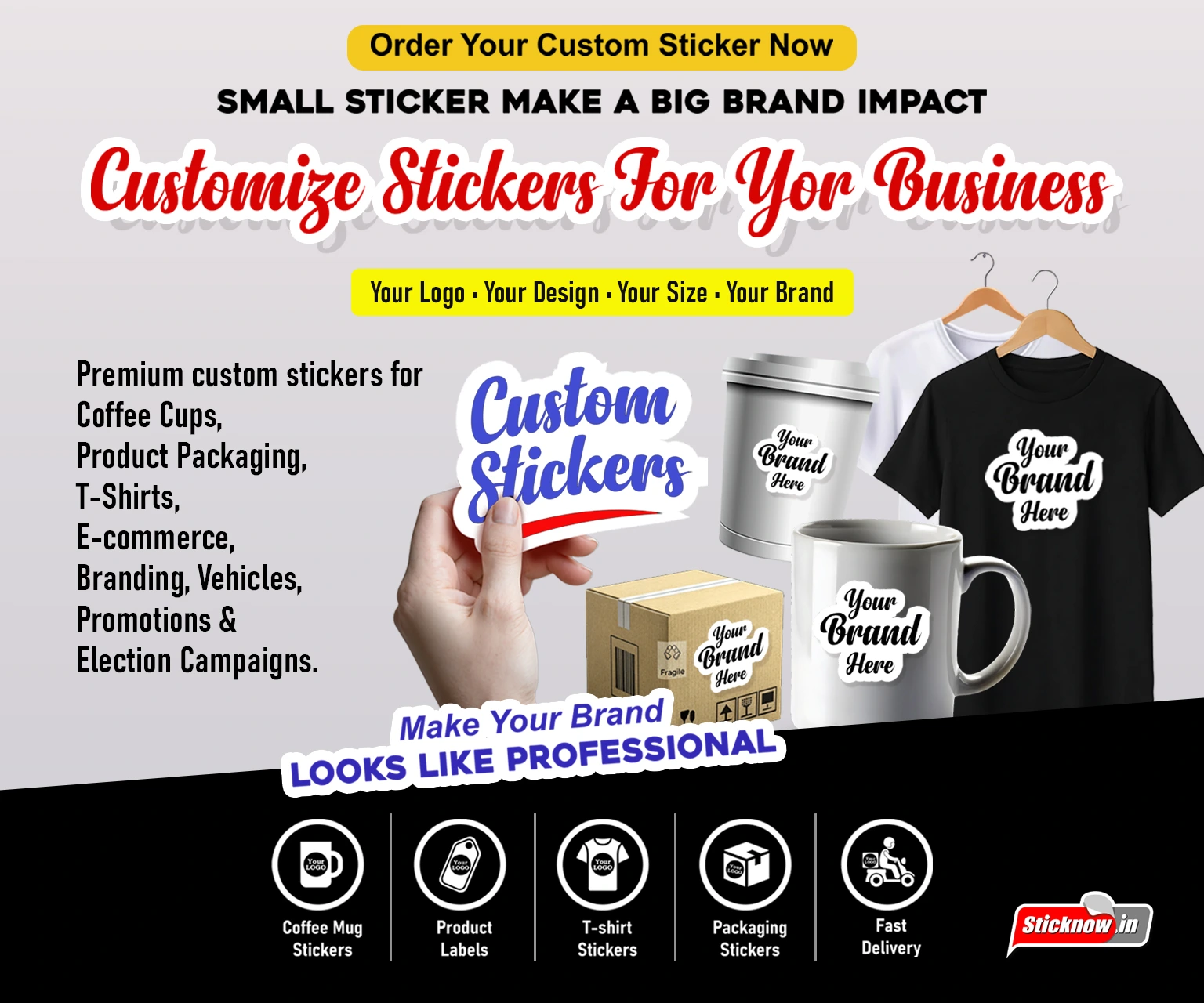 Custom Stickers Banner