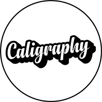 calligraphy stickers